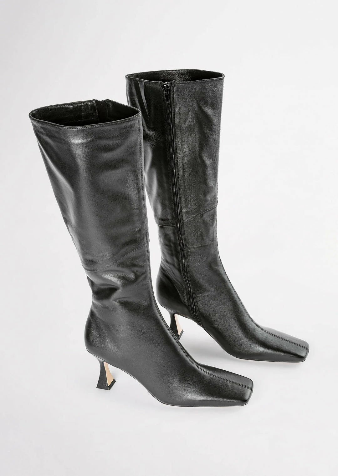 Tony Bianco Hot List Fantasy Black Venice 8cm Calf Boots 6 Tony Bianco Hot List Fantasy Black Venice 8cm Calf Boots