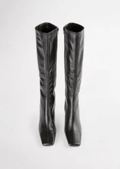 Tony Bianco Hot List Fantasy Black Venice 8cm Calf Boots 14 Tony Bianco Hot List Fantasy Black Venice 8cm Calf Boots