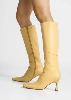 Tony Bianco Hot List Fantasy Butter Nappa 8cm Calf Boots