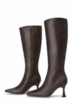Tony Bianco New Arrivals Fantasy Chocolate Nappa 8cm Calf Boots