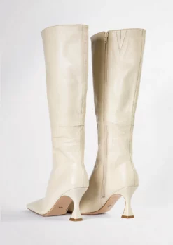Tony Bianco Hot List Fantasy Vanilla Nappa 8cm Calf Boots