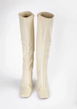 Tony Bianco Hot List Fantasy Vanilla Nappa 8cm Calf Boots