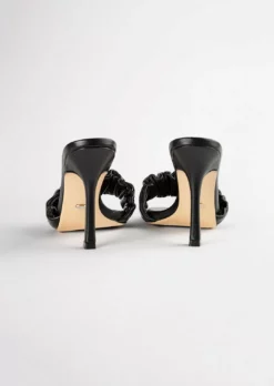 Tony Bianco Fara Black Nappa 10.5cm Heels Shoes