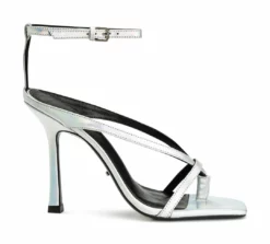 Tony Bianco Faythe Silver Illumine 10.5cm Heels
