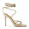 Tony Bianco Feliz Vanilla Snake 10.5cm Heels