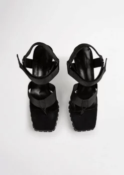 Tony Bianco Shoes Fia Black Webbing 11cm Heels 17 Tony Bianco Shoes Fia Black Webbing 11cm Heels