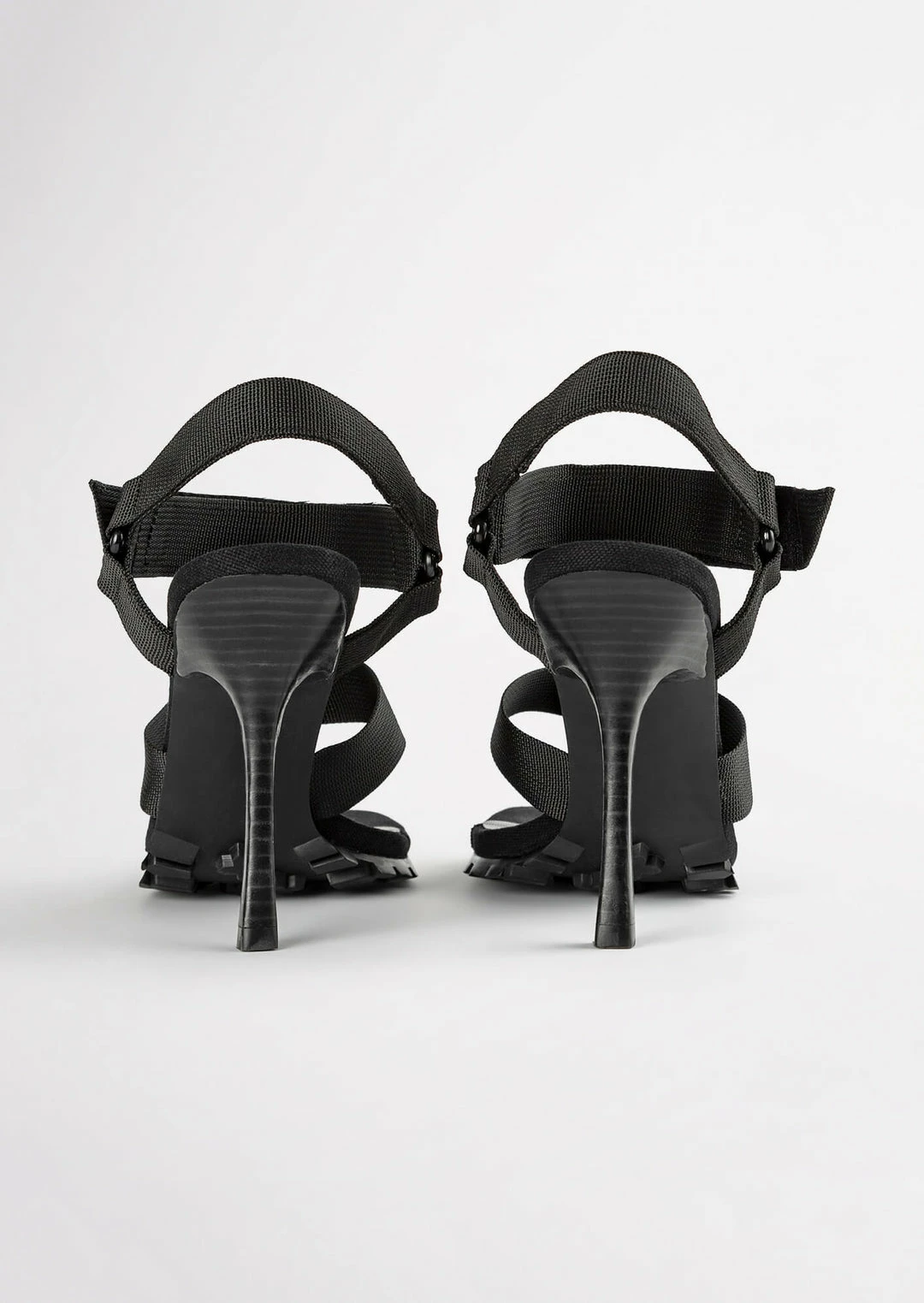 Tony Bianco Shoes Fia Black Webbing 11cm Heels 11 Tony Bianco Shoes Fia Black Webbing 11cm Heels
