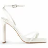 Tony Bianco Fiance Milk Capretto 11cm Heels