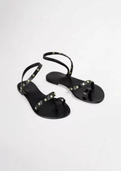 Tony Bianco Back In Stock Finola Black 1cm Flats