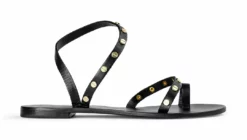 Tony Bianco Back In Stock Finola Black 1cm Flats