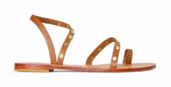 Tony Bianco Back In Stock Finola Tan 1cm Flats
