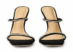 Tony Bianco Shoes Fletcher Black Suede 10.5cm Heels 9 Tony Bianco Shoes Fletcher Black Suede 10.5cm Heels