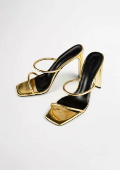 Tony Bianco Shoes Florence Gold Foil 11cm Heels