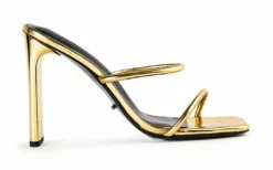 Tony Bianco Shoes Florence Gold Foil 11cm Heels