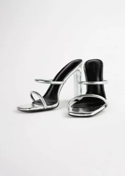 Tony Bianco Best Sellers Florence Silver Foil 11cm Heels