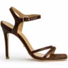 Tony Bianco Florenz Choc Snake 10.5cm Heels Shoes 1 Tony Bianco Florenz Choc Snake 10.5cm Heels Shoes