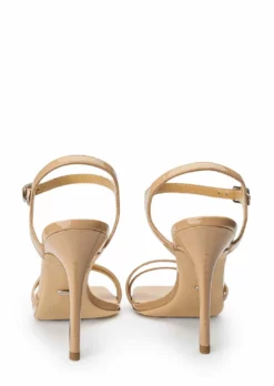 Tony Bianco Shoes Florenz Nude Patent 10.5cm Heels