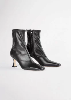 Tony Bianco Fomo Black Venice 8cm Ankle Boots Hot List