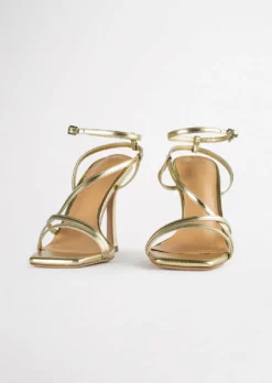 Tony Bianco Franci Gold Nappa Metallic 10.5cm Heels Best Sellers
