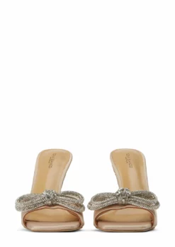 Tony Bianco New Arrivals Franki Nude Satin 10.5cm Heels