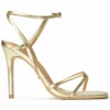 Tony Bianco Frisky Gold Nappa Metallic 10.5cm Heels