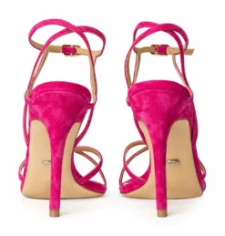 Tony Bianco Shoes Frisky Lipstick Suede 10.5cm Heels