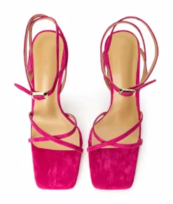 Tony Bianco Shoes Frisky Lipstick Suede 10.5cm Heels