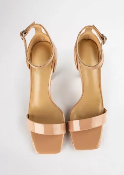 Tony Bianco Funky Nude Patent 10.5cm Heels Shoes