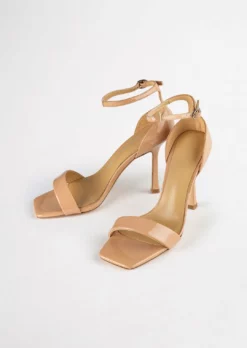 Tony Bianco Funky Nude Patent 10.5cm Heels Shoes