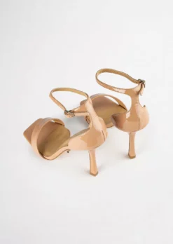 Tony Bianco Funky Nude Patent 10.5cm Heels Shoes
