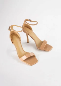 Tony Bianco Funky Nude Patent 10.5cm Heels Shoes