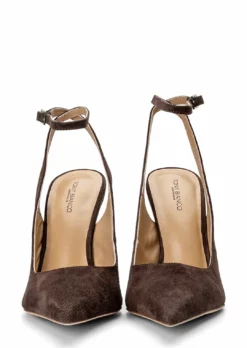 Tony Bianco Shoes Gallery Espresso Suede 11cm Heels