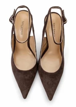 Tony Bianco Shoes Gallery Espresso Suede 11cm Heels