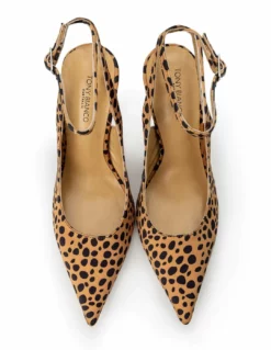 Tony Bianco Gallery Leopard Satin 11cm Heels Shoes