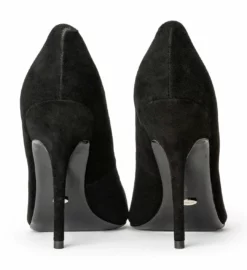 Tony Bianco Glamma Black Suede 11cm Heels Shoes