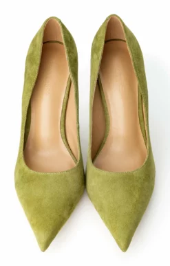 Tony Bianco Glamma Moss Suede 11cm Heels