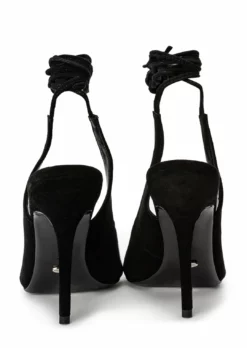 Tony Bianco Glint Black Suede 11cm Heels Shoes 11 Tony Bianco Glint Black Suede 11cm Heels Shoes