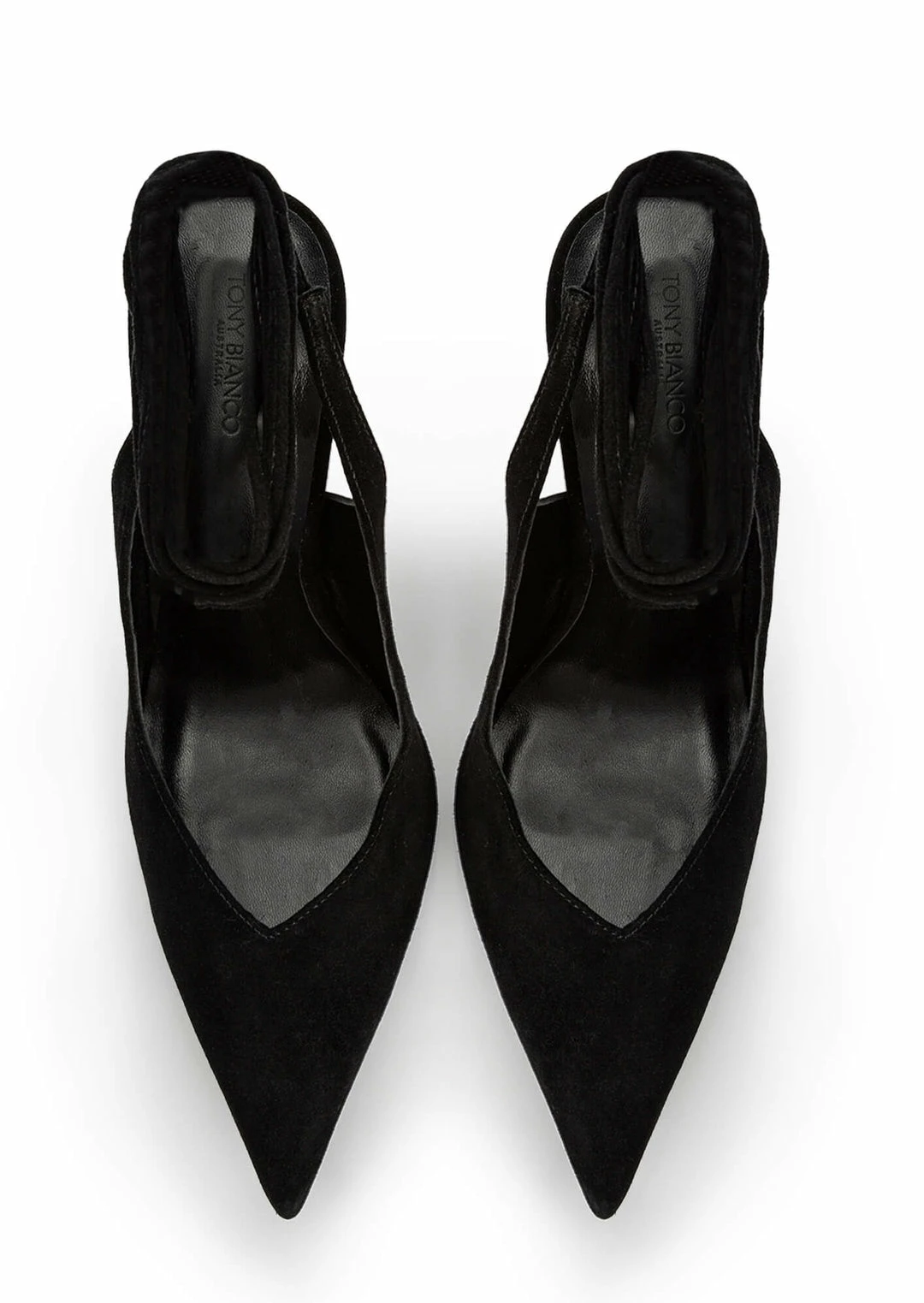 Tony Bianco Glint Black Suede 11cm Heels Shoes 6 Tony Bianco Glint Black Suede 11cm Heels Shoes