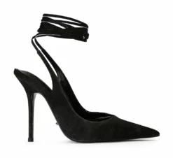 Tony Bianco Glint Black Suede 11cm Heels Shoes