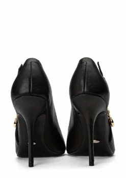 Tony Bianco Glow Black Como 11cm Heels