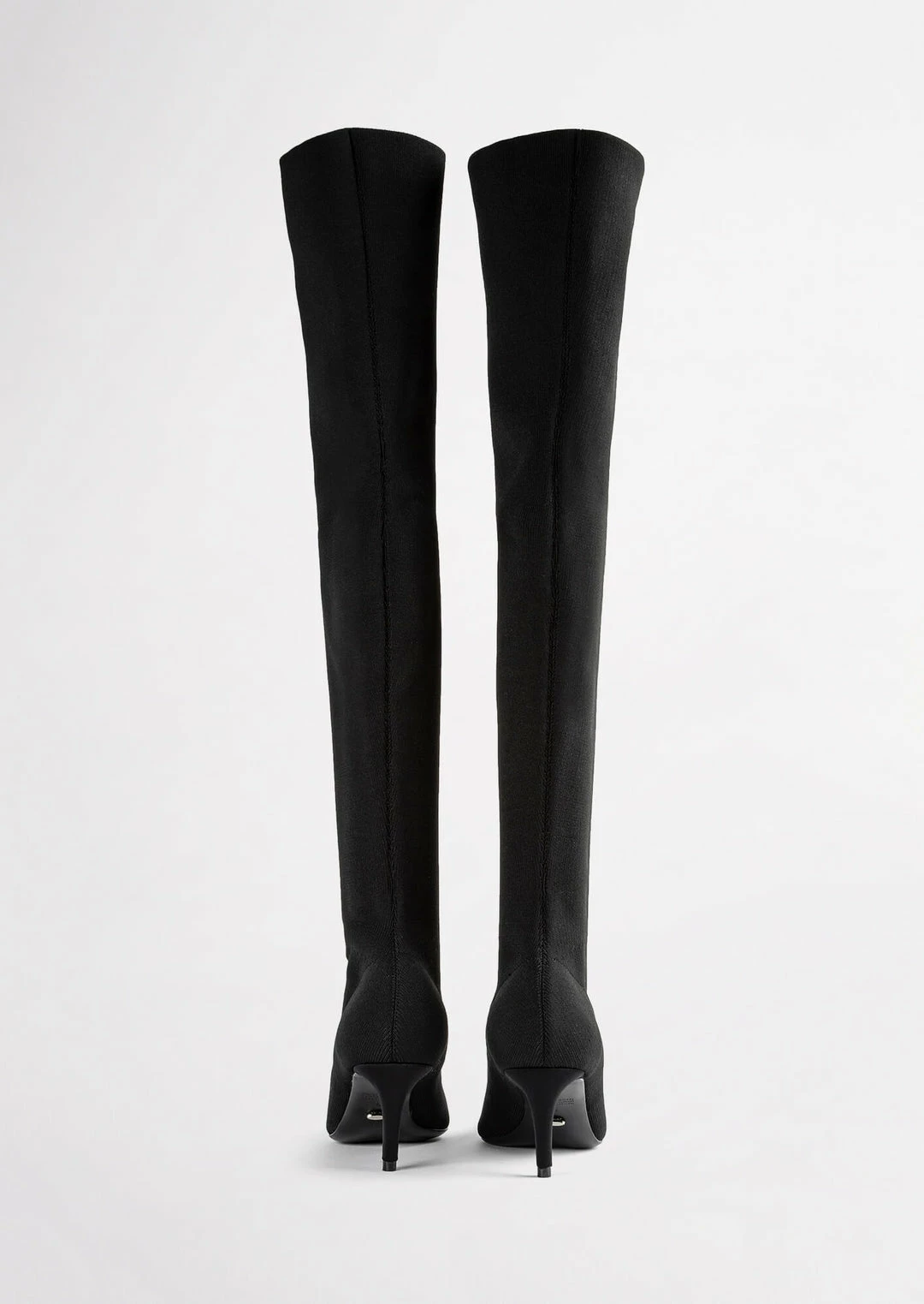 Tony Bianco Best Sellers Gracie Black Sock Knit 6.5cm Long Boots 9 Tony Bianco Best Sellers Gracie Black Sock Knit 6.5cm Long Boots