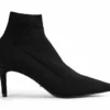 Tony Bianco Gwen Black Sock Knit 6.5cm Ankle Boots Best Sellers