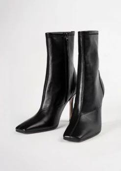 Tony Bianco Halsey Black Como 10.5cm Ankle Boots Hot List