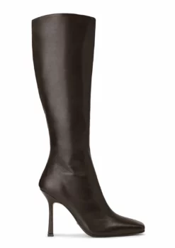 Tony Bianco Havana Chocolate Nappa 10.5cm Calf Boots