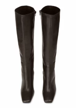 Tony Bianco Havana Chocolate Nappa 10.5cm Calf Boots