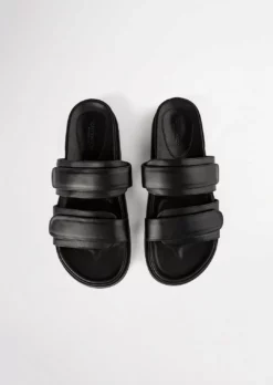 Tony Bianco Hawk Black Capretto 3.5cm Sandals Shoes