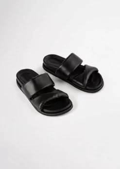 Tony Bianco Back In Stock Henry Black Nappa 3.5cm Sandals 14 Tony Bianco Back In Stock Henry Black Nappa 3.5cm Sandals