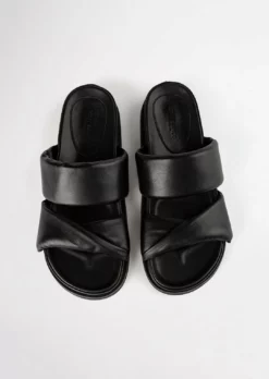 Tony Bianco Back In Stock Henry Black Nappa 3.5cm Sandals 20 Tony Bianco Back In Stock Henry Black Nappa 3.5cm Sandals