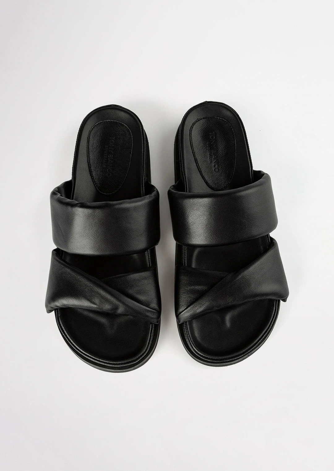 Tony Bianco Back In Stock Henry Black Nappa 3.5cm Sandals 11 Tony Bianco Back In Stock Henry Black Nappa 3.5cm Sandals