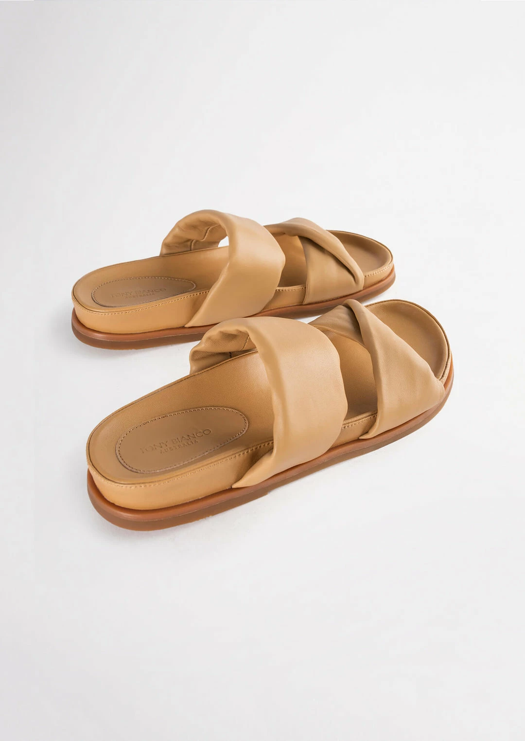 Tony Bianco Henry Honey Nappa 3.5cm Sandals 8 Tony Bianco Henry Honey Nappa 3.5cm Sandals